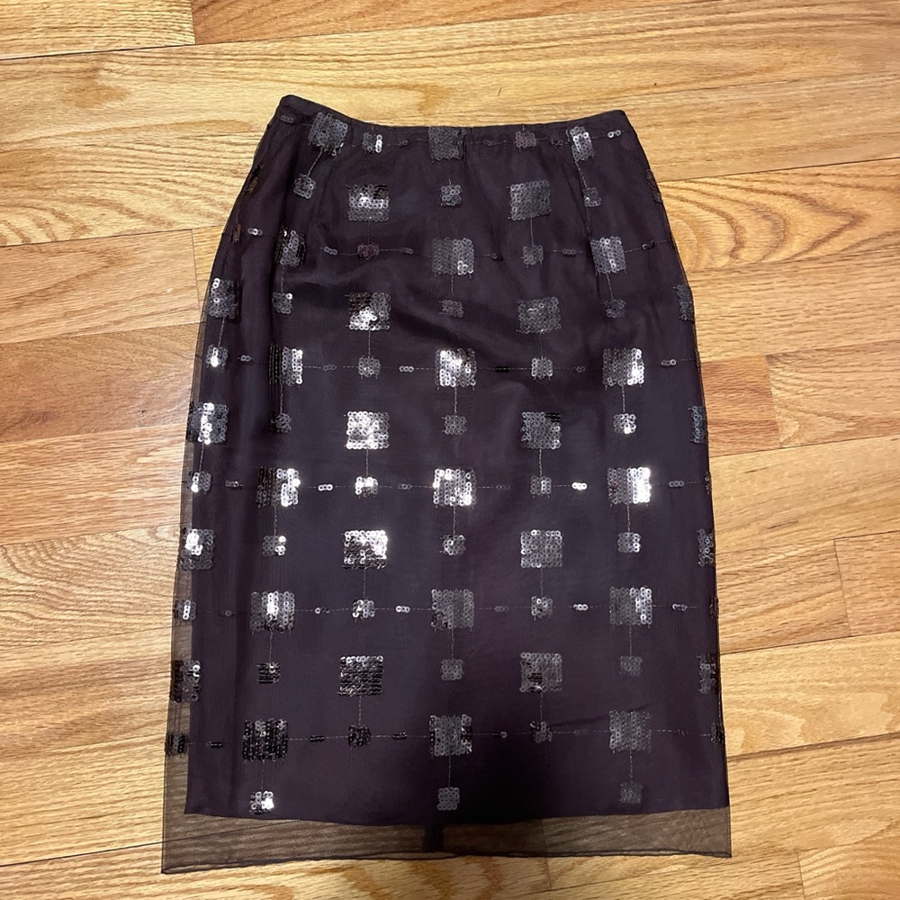 Koan brown midi skirt